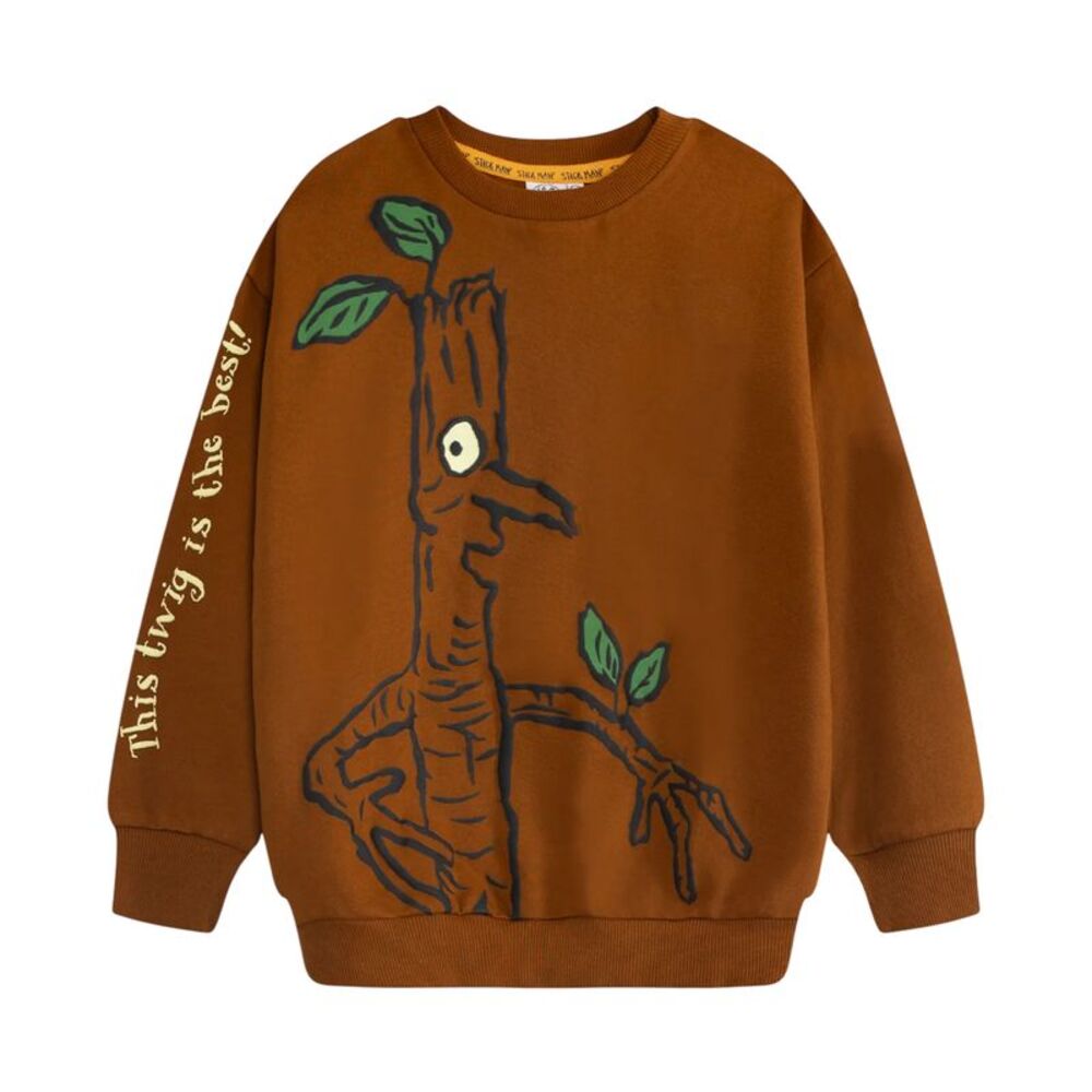 The Gruffalo Childrens/Kids Stickman Cotton Sweatshirt / Brown